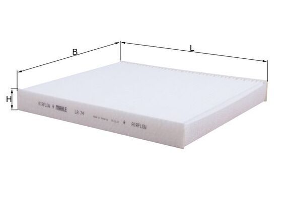 Filter, cabin air - LA 74