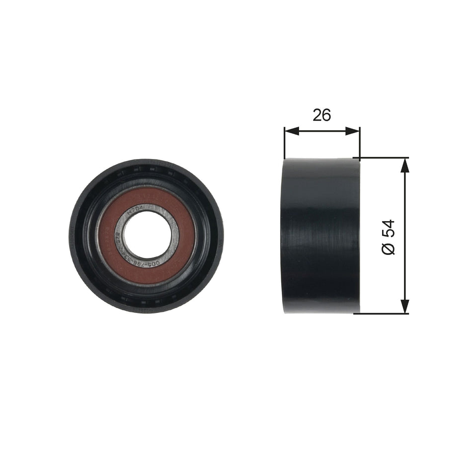 Deflection/Guide Pulley, V-ribbed belt - T36481