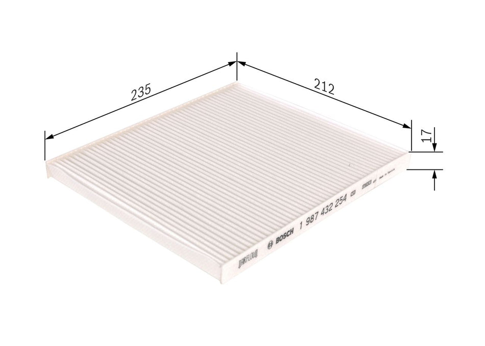 Filter, cabin air - 1 987 432 254