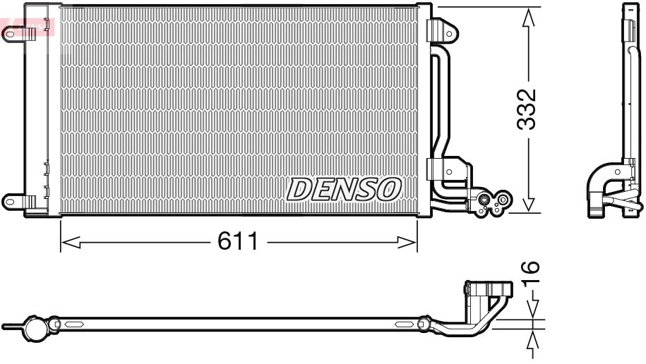 Condenser, air conditioning - DCN02034
