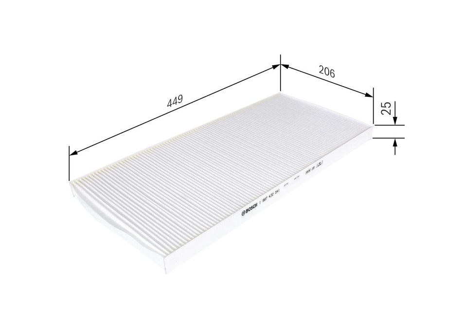 Filter, cabin air - 1 987 432 541