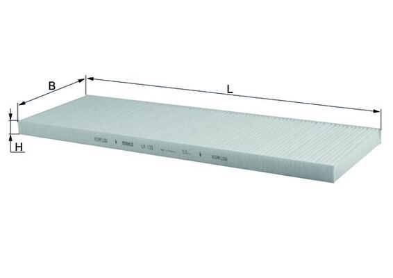 Filter, cabin air - LA 123