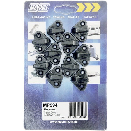Trailer Cover Plastic Tie Down Hooks