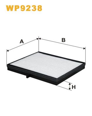 Filter, cabin air - WP9238