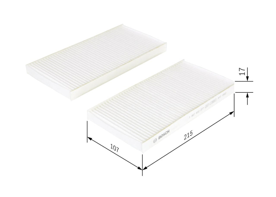 Filter, cabin air - 1 987 432 277