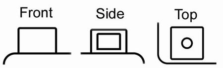 Exide Motorcycle Battery  - 12 V - 11Ah - 130CCA