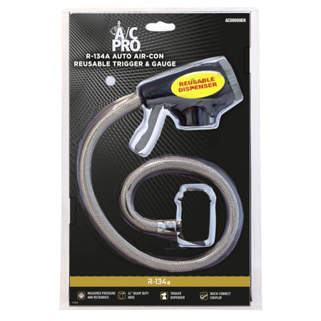 Recharge trigger and gauge - R134a refrigerant