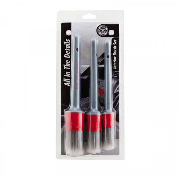 Chemical Guys All In The Details Interior Detailing Brushes