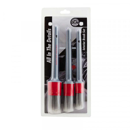 Chemical Guys All In The Details Interior Detailing Brushes