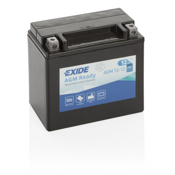 Exide Motorcycle Battery  - 12 V - 12Ah - 200CCA