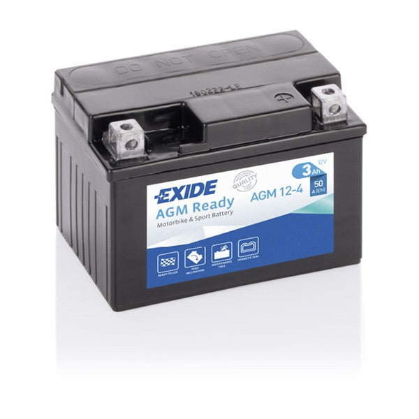 Exide Motorcycle Battery  - 12 V - 3Ah - 50CCA
