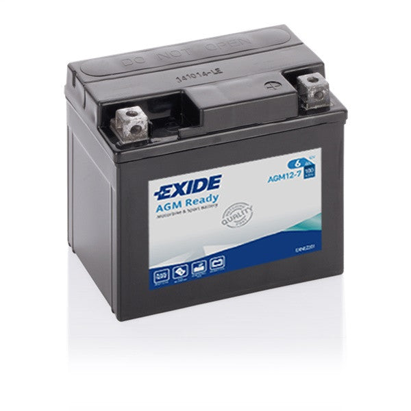 Exide Motorcycle Battery  - 12 V - 6Ah - 100CCA