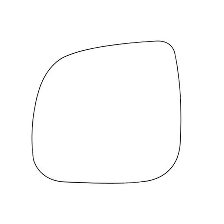 APEC Replacement Stick-On Commercial Vehicle Mirror Glass LHS