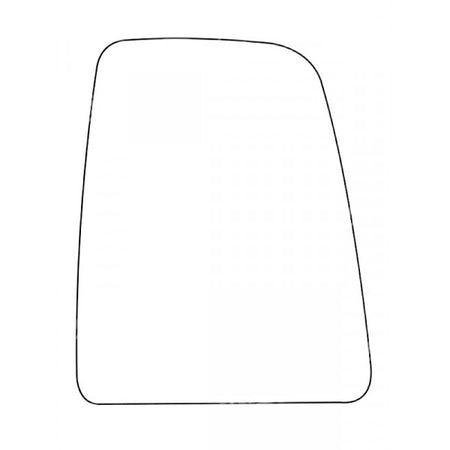 APEC Replacement Stick-On Commercial Vehicle Mirror Glass RHS