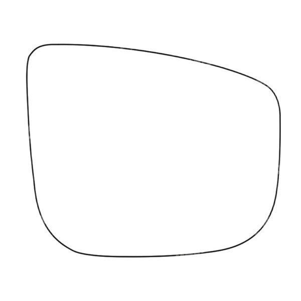 APEC Replacement Stick-On Commercial Vehicle Mirror Glass RHS