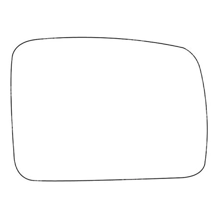 APEC Replacement Stick-On Standard Vehicle Mirror Glass RHS