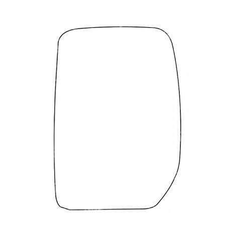 APEC Replacement Stick-On Commercial Vehicle Mirror Glass LHS