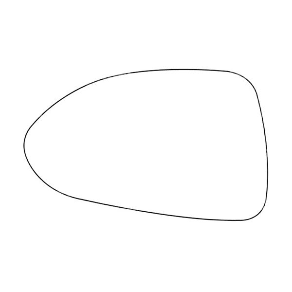 APEC Replacement Stick-On Standard Vehicle Mirror Glass LHS