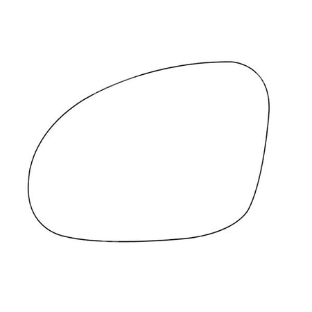 APEC Replacement Stick-On Standard Vehicle Mirror Glass LHS