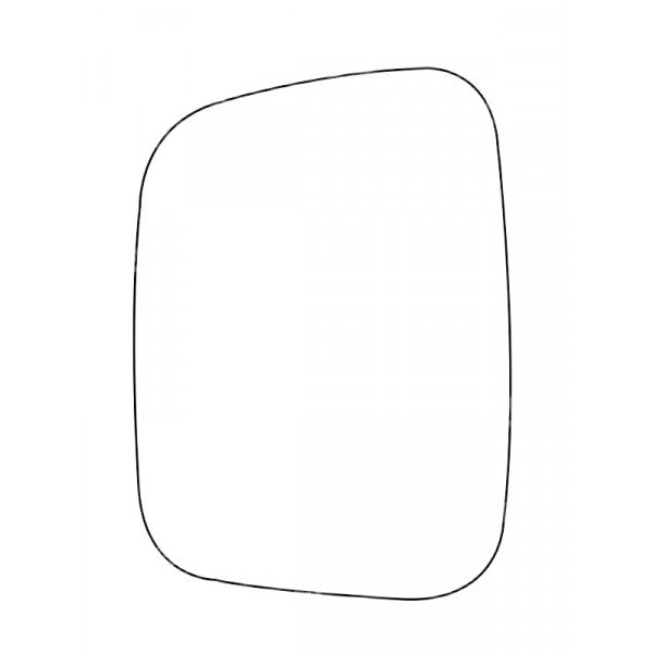 APEC Replacement Stick-On Commercial Vehicle Mirror Glass LHS