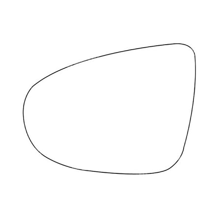 APEC Replacement Stick-On Standard Vehicle Mirror Glass LHS