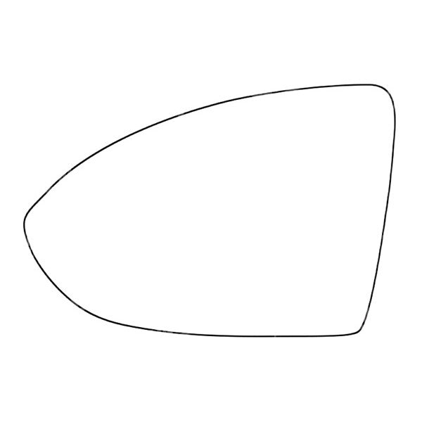 APEC Replacement Stick-On Standard Vehicle Mirror Glass LHS