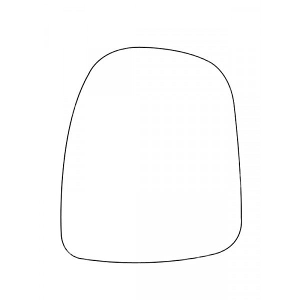 APEC Replacement Stick-On Commercial Vehicle Mirror Glass LHS