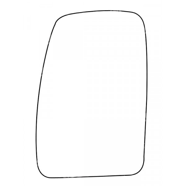 APEC Replacement Stick-On Commercial Vehicle Mirror Glass LHS