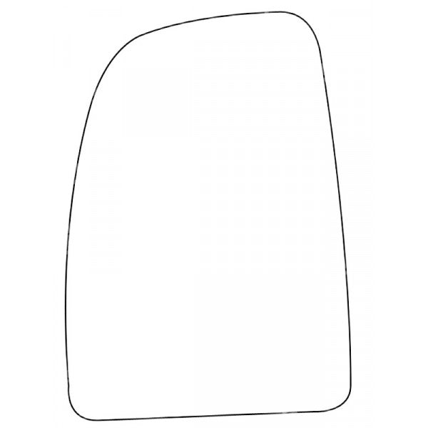 APEC Replacement Stick-On Commercial Vehicle Mirror Glass LHS