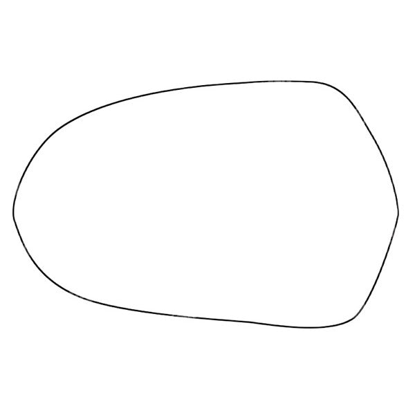 APEC Replacement Stick-On Standard Vehicle Mirror Glass LHS