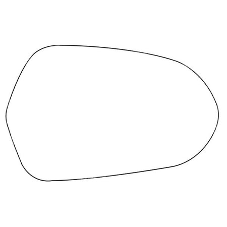 APEC Replacement Stick-On Wide Angle Vehicle Mirror Glass RHS