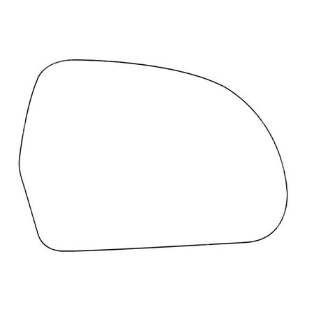 APEC Replacement Stick-On Standard Vehicle Mirror Glass RHS