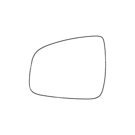 APEC Replacement Stick-On Standard Vehicle Mirror Glass LHS
