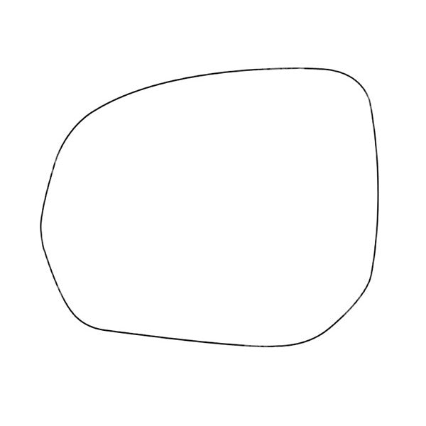 APEC Replacement Stick-On Standard Vehicle Mirror Glass LHS