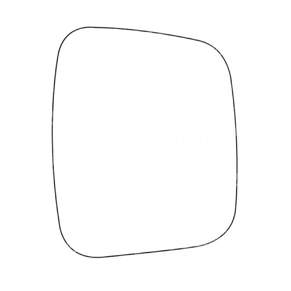 APEC Replacement Stick-On Commercial Vehicle Mirror Glass RHS