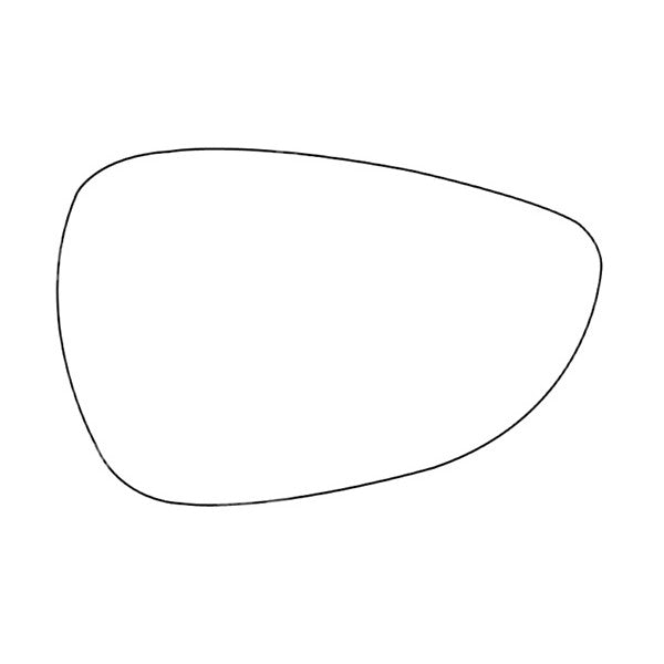 APEC Replacement Stick-On Standard Vehicle Mirror Glass RHS