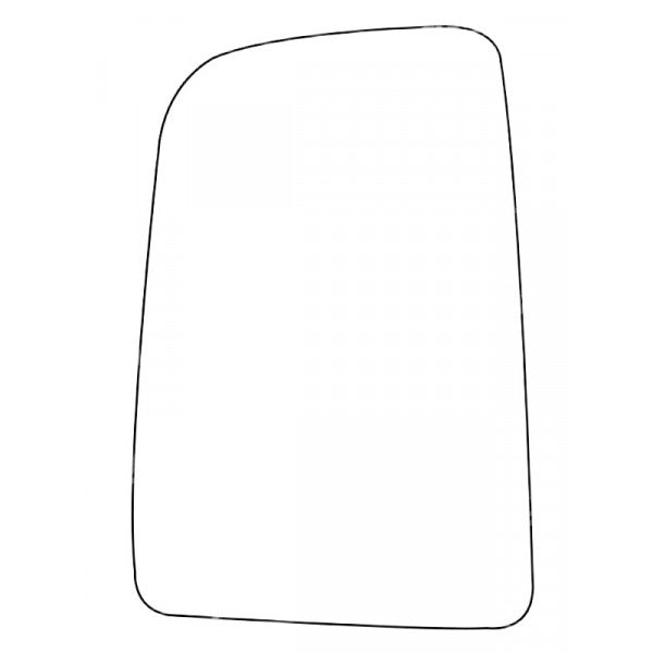 APEC Replacement Stick-On Commercial Vehicle Mirror Glass LHS