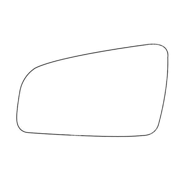 APEC Replacement Stick-On Standard Vehicle Mirror Glass LHS