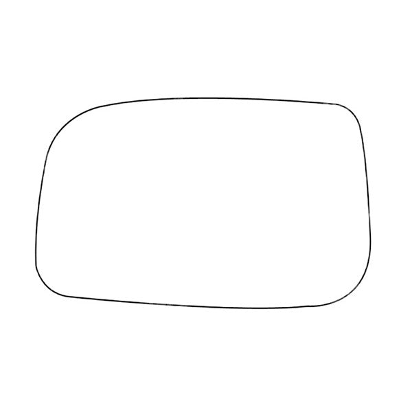APEC Replacement Stick-On Standard Vehicle Mirror Glass LHS