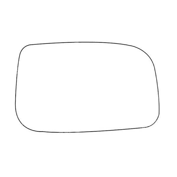 APEC Replacement Stick-On Standard Vehicle Mirror Glass RHS