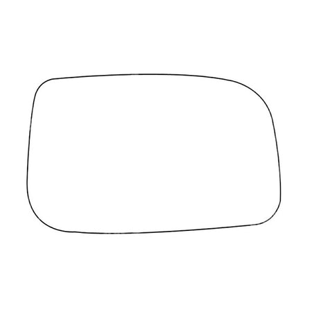 APEC Replacement Stick-On Standard Vehicle Mirror Glass RHS