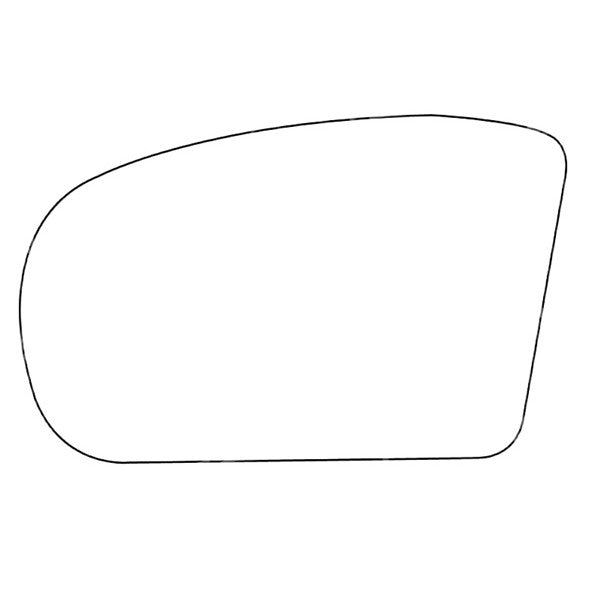 APEC Replacement Stick-On Wide Angle Vehicle Mirror Glass LHS
