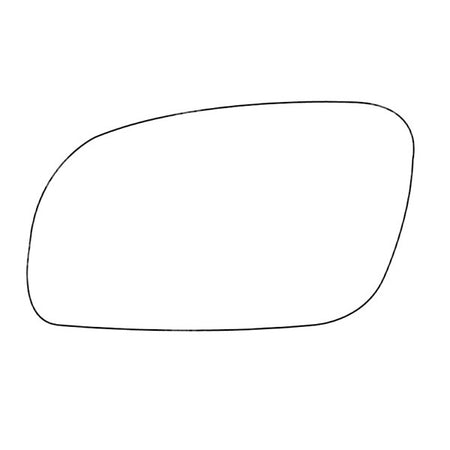 APEC Replacement Stick-On Standard Vehicle Mirror Glass LHS