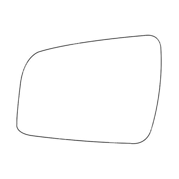 APEC Replacement Stick-On Standard Vehicle Mirror Glass LHS