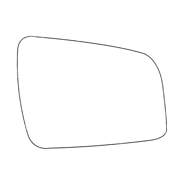 APEC Replacement Stick-On Standard Vehicle Mirror Glass RHS