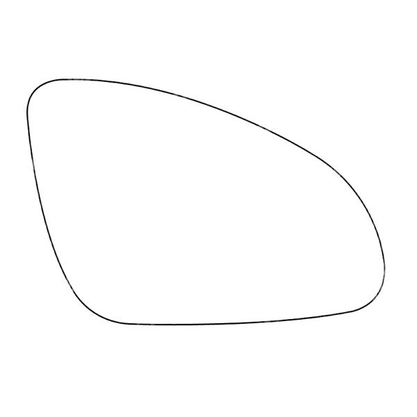 APEC Replacement Stick-On Standard Vehicle Mirror Glass RHS