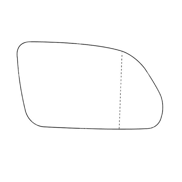 APEC Replacement Stick-On Standard Vehicle Mirror Glass RHS