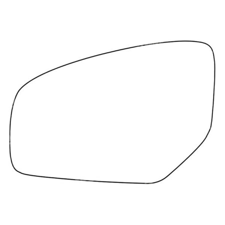 APEC Replacement Stick-On Standard Vehicle Mirror Glass LHS