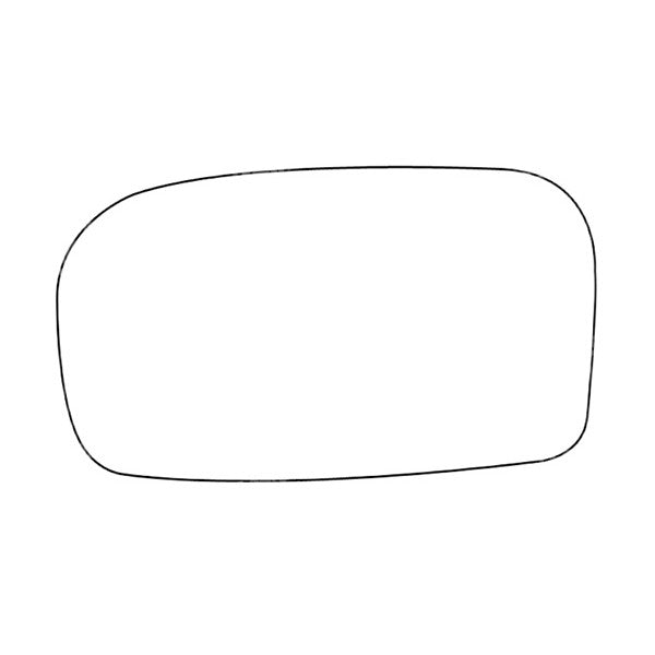 APEC Replacement Stick-On Standard Vehicle Mirror Glass LHS