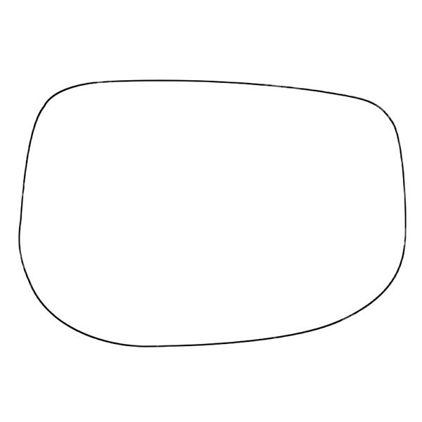 APEC Replacement Stick-On Standard Vehicle Mirror Glass RHS